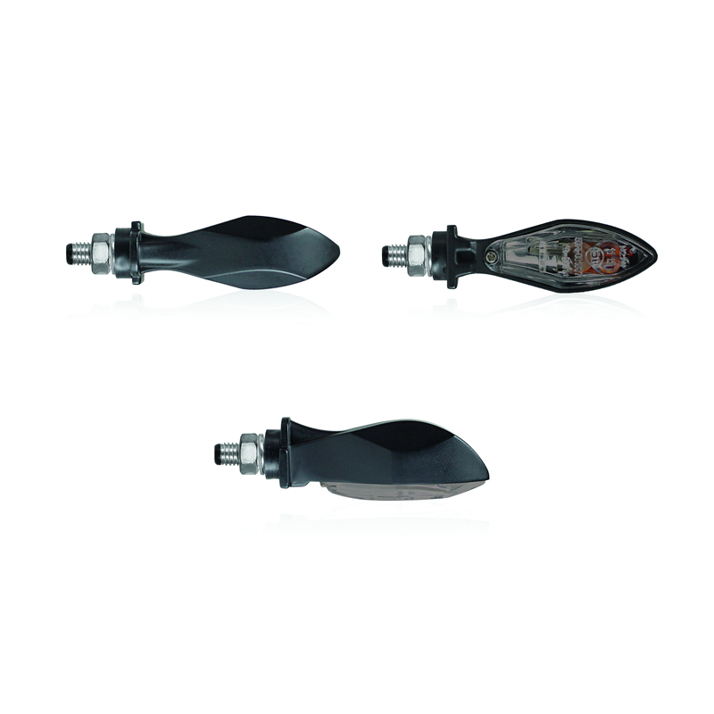 Clignotants Scoop Noir Fumé